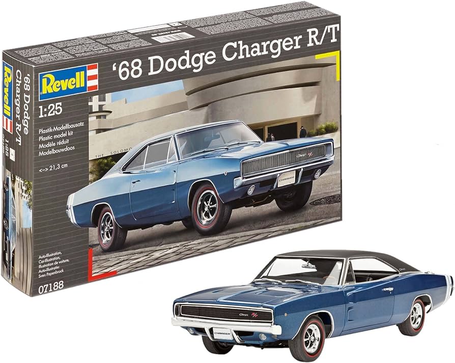 REVELL 1 25 MODEL KIT 68 DODGE CHARGER R T