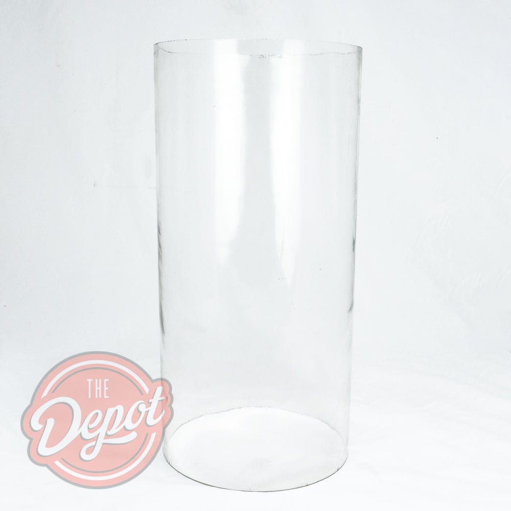 1 Gallon Glass Bowser Cylinder - 6" x 13.5" Clear