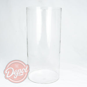 1 Gallon Glass Bowser Cylinder - 6" x 13.5" Clear