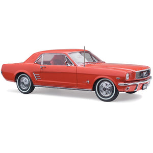 Classic Carlectables 1:18 1966 Pony Mustang Signal Flare Red