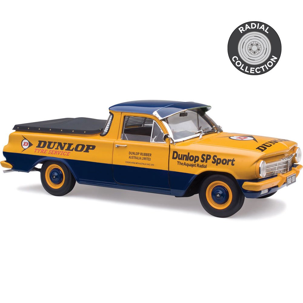 Classic Carlectables 1:18 Holden EH Utility - Dunlop Livery (Radial Collection No. 1)
