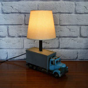 USB Powered LED Lamp - Container Truck (Blue)
