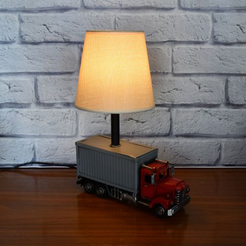 USB Powered LED Lamp - Container Truck (Red)