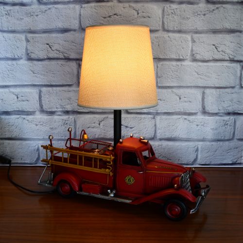 USB Powered LED Lamp - Firetruck