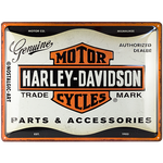 Tin Sign - Harley Parts & Accessories (Large)