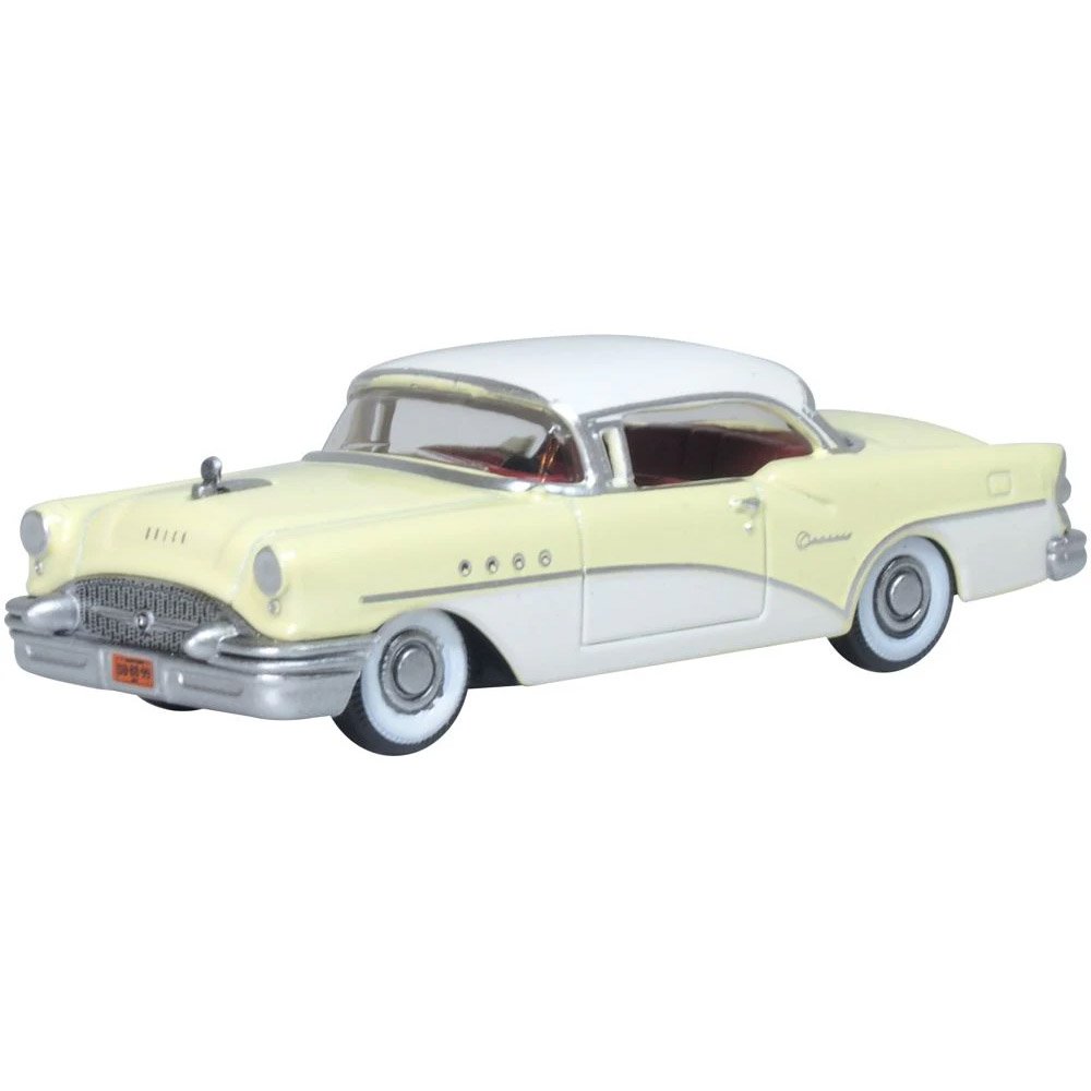 Oxford 1955 Buick Century - Condor Yellow/Dover White (1/87 Scale)
