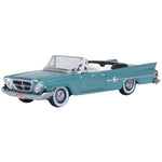 Oxford 1961 Chrysler 300 Convertible - Tahitian Turquoise (1/87 Scale)