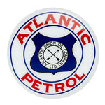 Reproduction Bowser Canteen Glass Insert - Atlantic Petrol