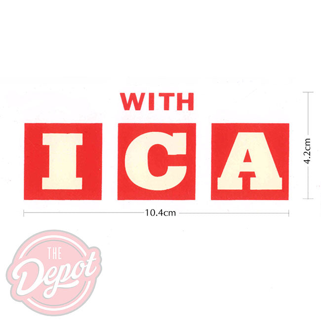 Water Transfer - 'ICA' Shell Decal