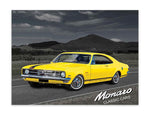 Tin Sign - Holden Monaro (Yellow)