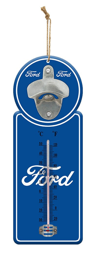 Ford Thermometer with Bottle Opener