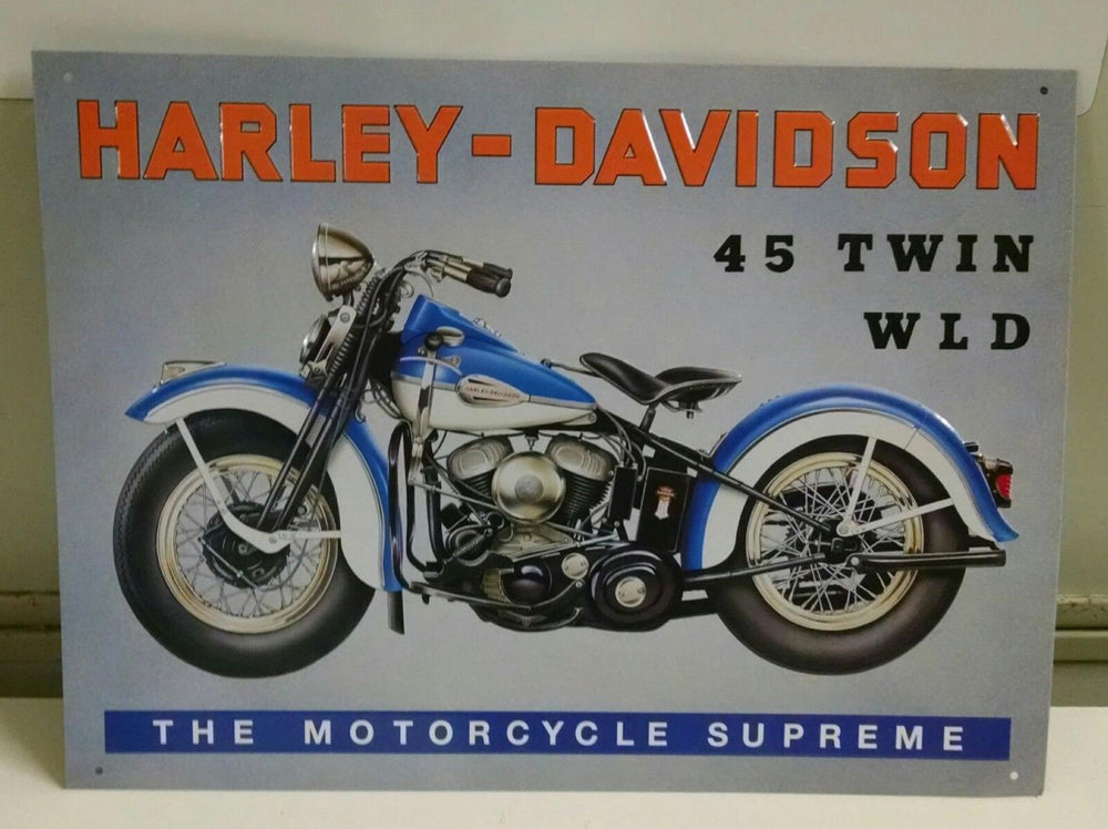Tin Sign - Regular Harley 45 Twin