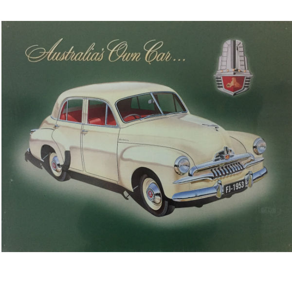 Tin Sign - 1953 FJ Holden