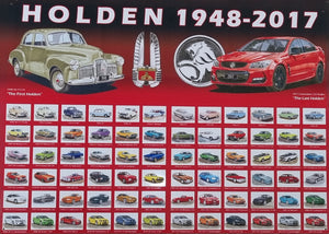 Tin Sign - Holden Anniversary Large 690mm x 495mm