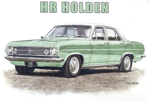 Tin Sign - Green 1966 HR Holden