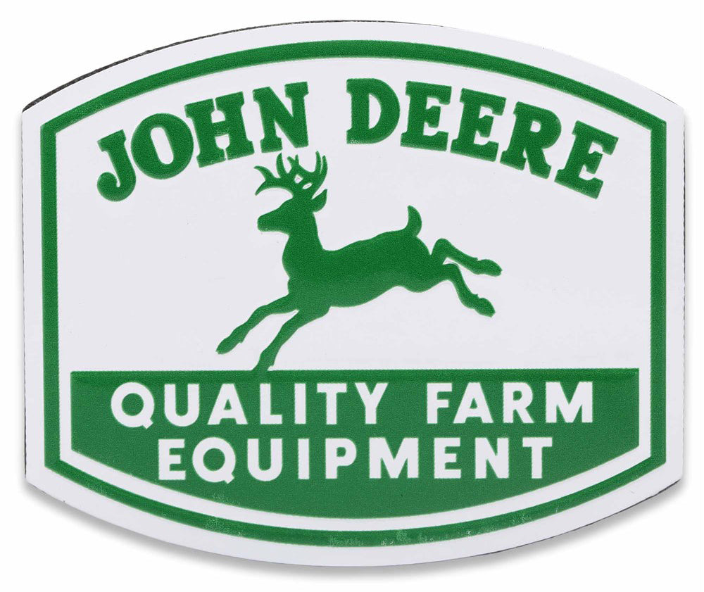 Magnet - John Deere Farm Equipment Embossed (7.6cm x 5cm)