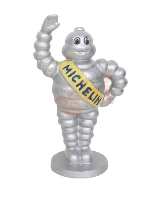 Cast Iron Figurine - Mich Man Money Bank (Silver)