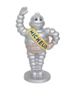 Cast Iron Figurine - Mich Man Money Bank (Silver)
