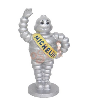 Cast Iron Figurine - Mich Man Money Bank (Silver)