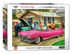 Eurographics Puzzle American Classics - 1958 Cadillac Eldorado Biarritz - The Pink Caddy 1000PC