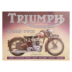 Tin Sign - Triumph Speed Twin