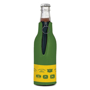 Bottle Cooler - John Deere Green W/Retro Logo