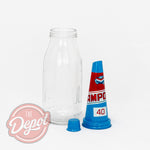Reproduction Glass Oil Bottle - Ampol Quart