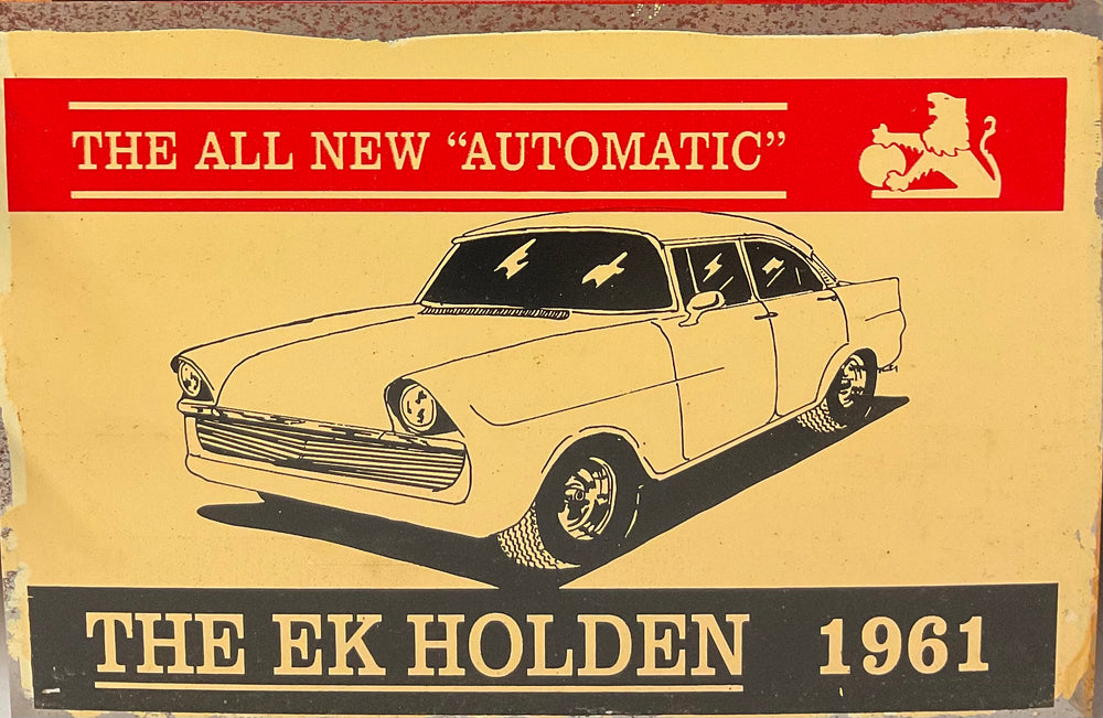 Tin Sign - The EK Holden 1961