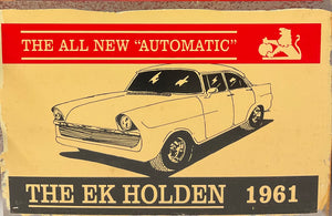 Tin Sign - The EK Holden 1961