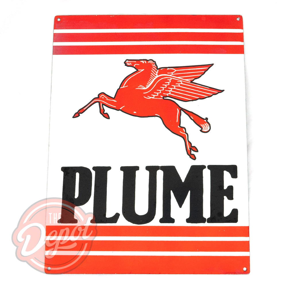 Enamel Sign - Plume Pegasus