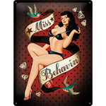 Tin Sign - Miss Behavin (Large)