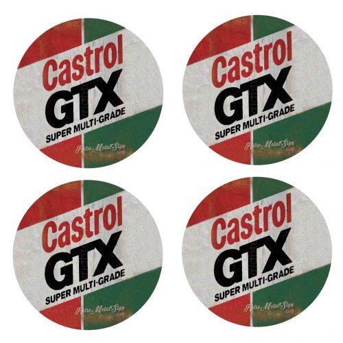 Fuel Designs Coaster - Castrol GTX (pack of 4)