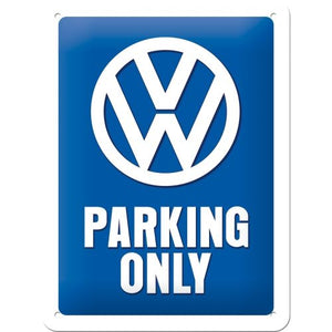 Tin Sign - VW Parking Only (Small)