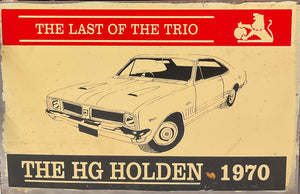 Tin Sign - The HG Holden 1970