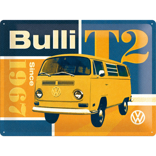 Tin Sign - VW Bulli T2 (Large)