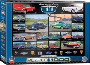 Eurographics Puzzle Cruisin' Series - American Cars of the 1950s 1000PC