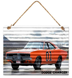 Corrugated Sign - Dodge Charger