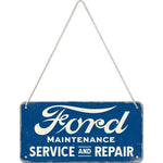 Tin Sign - Ford Service & Repair (Hanging Sign)