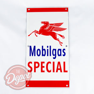 Enamel Sign - Mobilgas Special