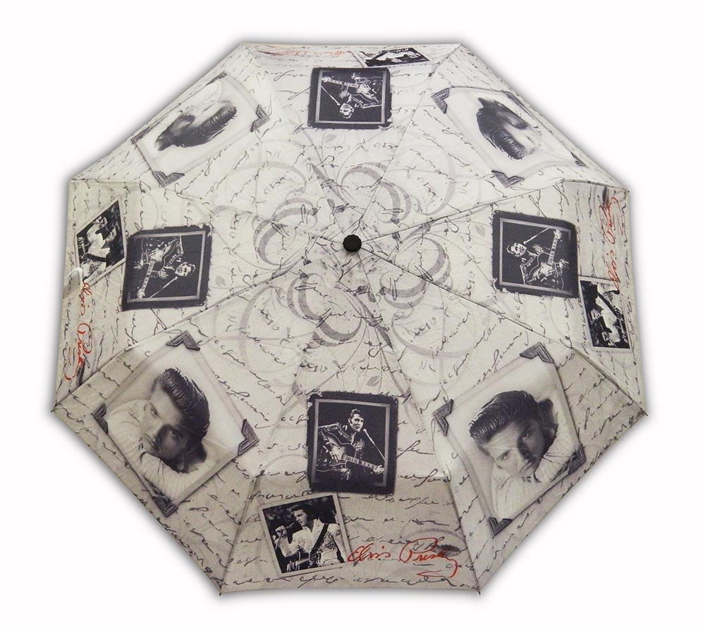 Elvis Compact Umbrella Frames with Letter