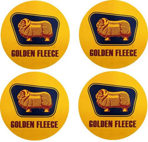Golden Fleece Coasters (set of 4)