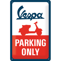 Vespa Parking Only Sign (Medium)
