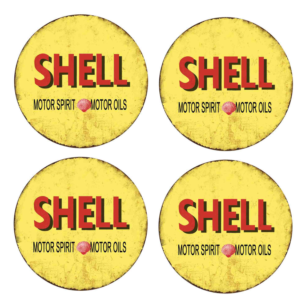 Fuel Design Coasters - Shell (pack of 4)