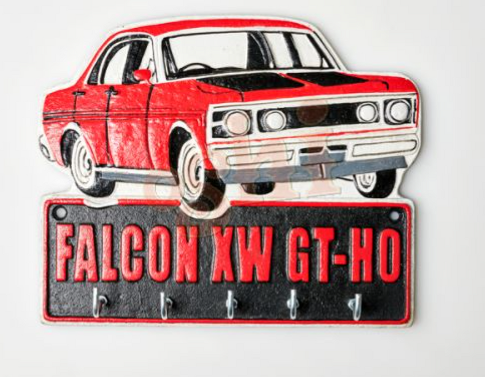 Cast Iron Sign - Ford GTO Key Rack