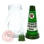 Reproduction Glass Oil Bottle - Texaco Pint (Green)