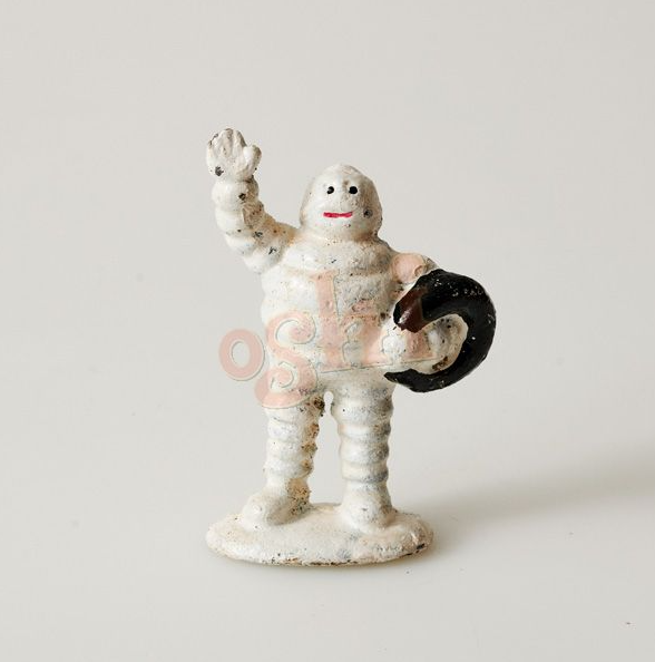 Cast Iron Figurine - Small Mich Man Waving