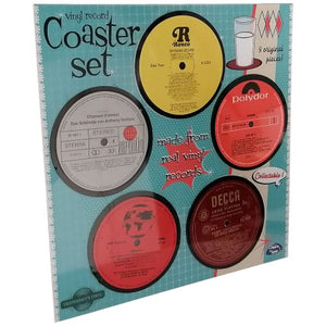 Mini Vinyl Coaster Set 8pcs