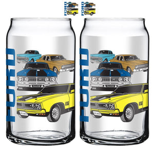 Ford Can Glasses - 2 Pack