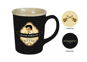 Elvis Mug with Embossed Shield