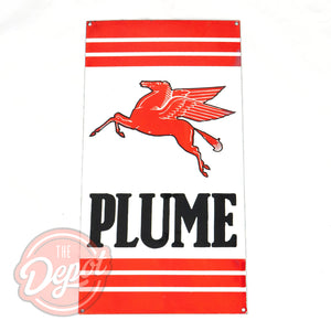 Enamel Sign - Plume Pegasus